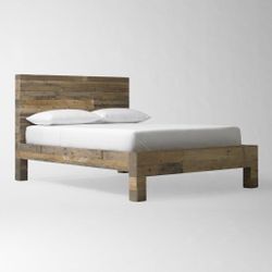 West Elm Emmerson Reclaimed Wood Queen Bed Frame