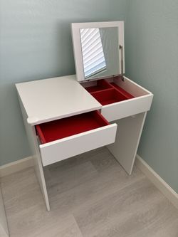 Dressing Table, White, 27 1/2 X 16 1/2”