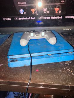 Sony ps4 blue slim