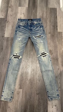 Amiri MX1 Distressed Skinny Jeans