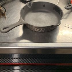 Ugly Hammered Number 5 Cast Iron Skillet