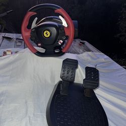 Ferrari Xbox racing steering wheel