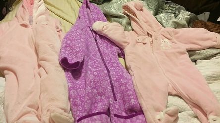 3 baby winter suit jumpers 10$ each or 20 for all