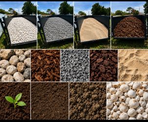 Selling all types of rock, mulch, sand, dirt, and much more landscape materials! With delivery