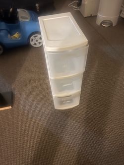 Plastic 3 drawer