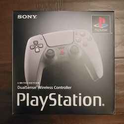 Playstation 5 ps5 anniversary gray dual sense controller 