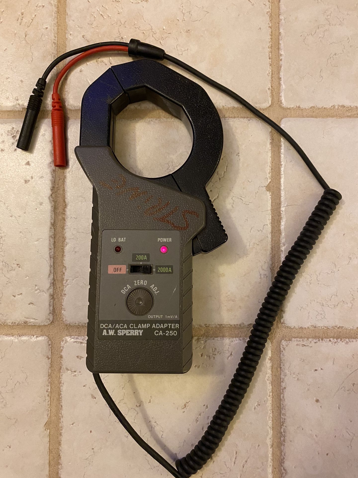 Clamp Amp Meter