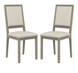 COLAMY Wood Dining Chairs Set of 2