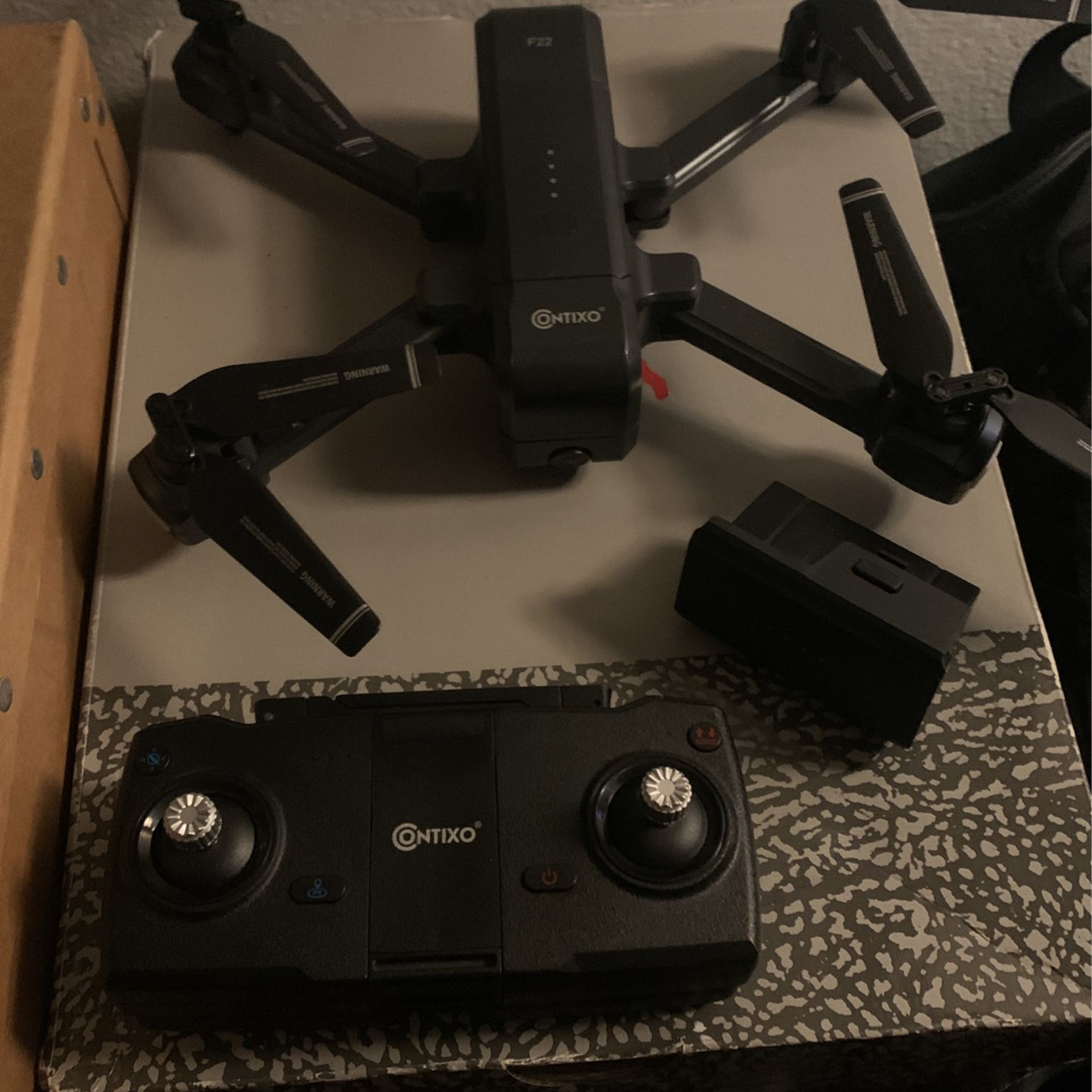 Contixo F22 Drone w Camera + Extra Battery