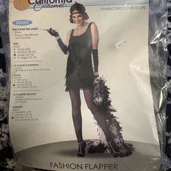 Flapper dress with head band
