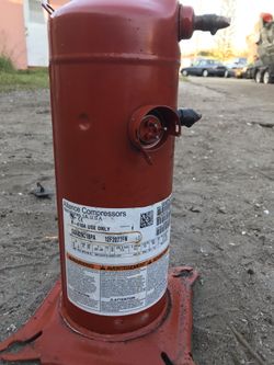 2.5 ton R-410a Compressor Good Compressor $200 Cash. Tell us what size you need we’ll fill the order