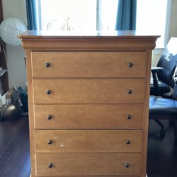Wood Dresser- Five drawers