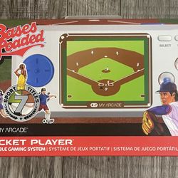 My Arcade BASES LOADED Portable Gaming System w/ 7 Built-In Retro Sports Games