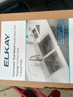 Elkay Greenwood Dual Mount Double Bowl Sink