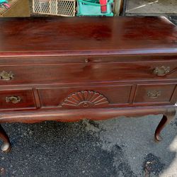 Old Antique Mahogany Cedar Chest