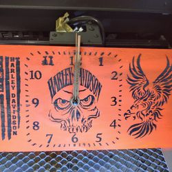 Harley Davidson Clock 