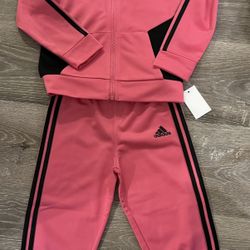 NWT Toddler Girl Adidas Track Suit - 24 Months