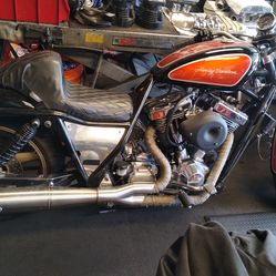 Pro street drag Harley davidson