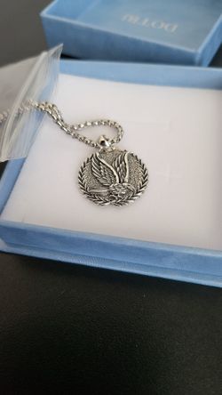 Silver Sterling Eagle Necklace
