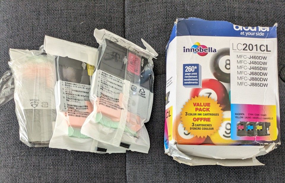 Brother LC201CL Color 3-Pack