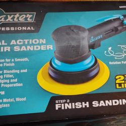 BAXTER: DUAL- ACTION 6" AIR SANDER 