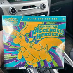 Pokemon TCG Mega Evolution Ascended Heroes Elite Trainer Box (ETB)