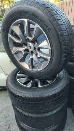 Set originales Chevy Rin 20 seis birlos llantas 275 60 20