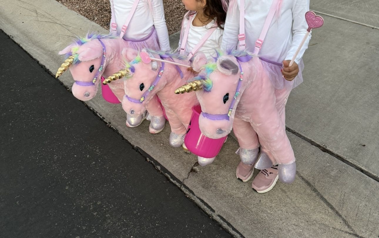 3 Unicorn pony Costumes
