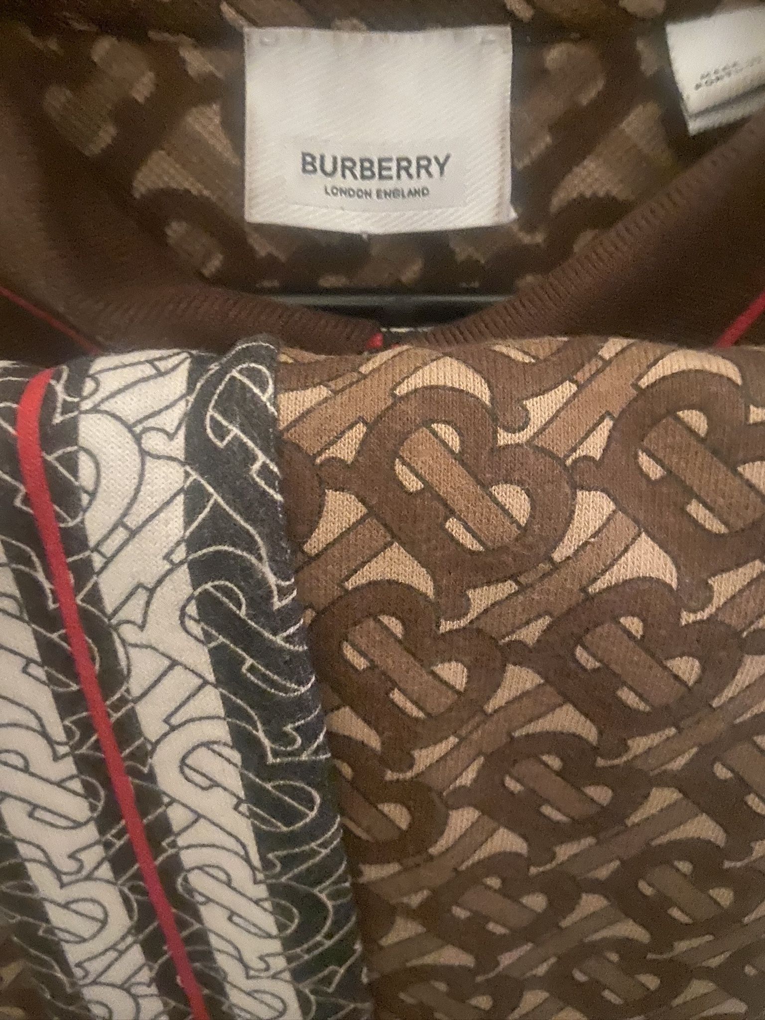Man BURBERRY Designer Outfits Size 3XL