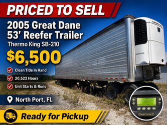 2005 Great Dane 53’ reefer trailer