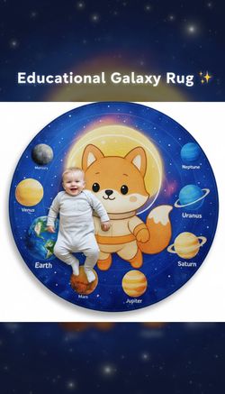 SOLAR SYSTEM AREA RUG   (((NEW)))