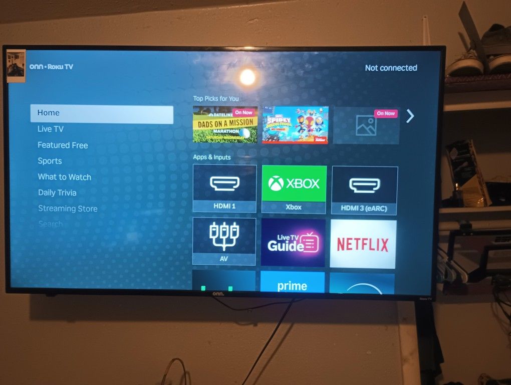 50 inch Onn Smart Roku TV