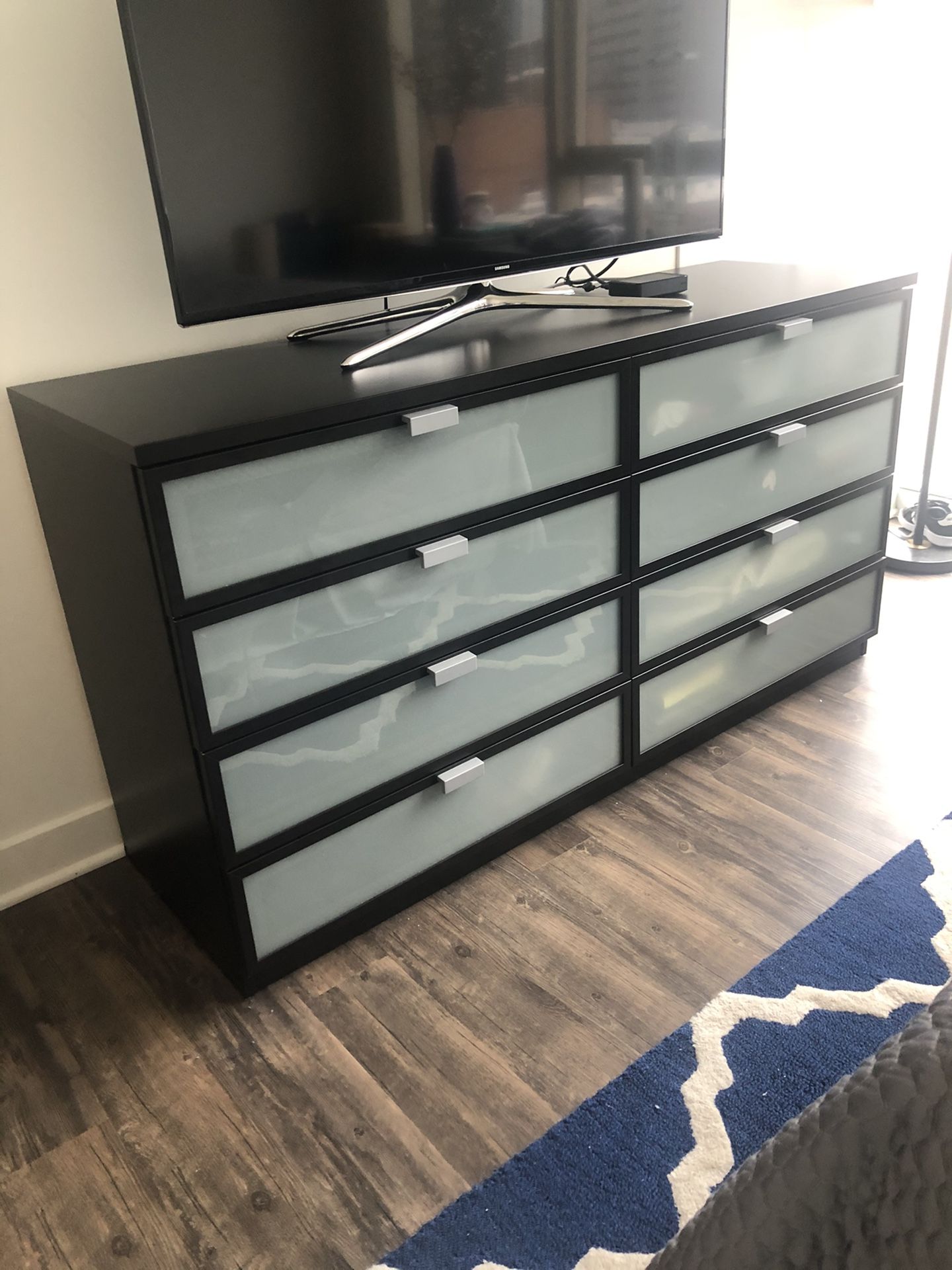 IKEA Hopen 8Drawer Dresser, BlackBrown for Sale in MIDDLE CITY WEST, PA OfferUp