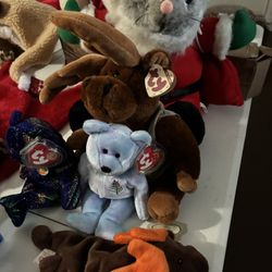 TY (4) Stuffed Animals 