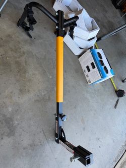 Tilting bike hitch for 2” and 1 7/8”