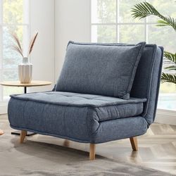 Convertible Sofa Bed/Chair-Blue $600 MSRP