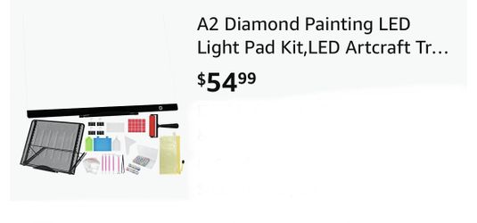 A2 Diamond Painting LED Light Pad Kit,LED Artcraft Tracing Light Table,DIY