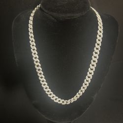 Sterling silver 925 Chain With CZ (not Diamonds) 