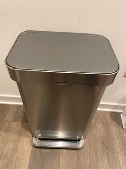 Trash Can Stainless Steel( Like NEW)