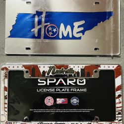 Tennessee State Flag License Plate, New still in plastic. 