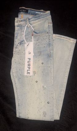 Purple jeans