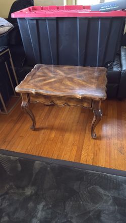 Dark brown coffee table