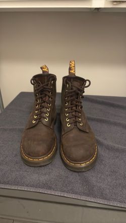 S8 Crazy Horse Leather Lace Up Boots brown laces