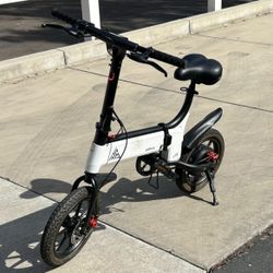 TST HY-C14 14" 3-Speed Folding E-Bike

