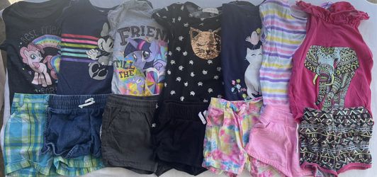 Girls 5T Summer Clothing Lot, 14 Pieces