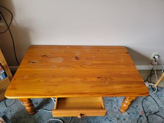 Solid wood coffee table