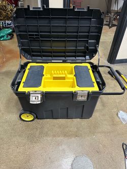 Stanley 24-Gallon ProMobile Rolling Tool Box / JobChest – $45