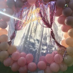 Circle balloon stand 