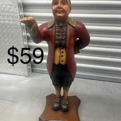 Vintage Butler Statue