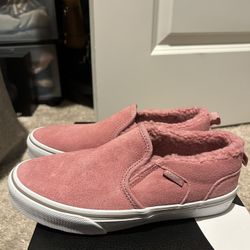 GIRLS' VANS ASHER SHERPA SKATE SHOES